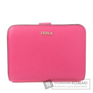 Furla logo motif bifold Wallet leather